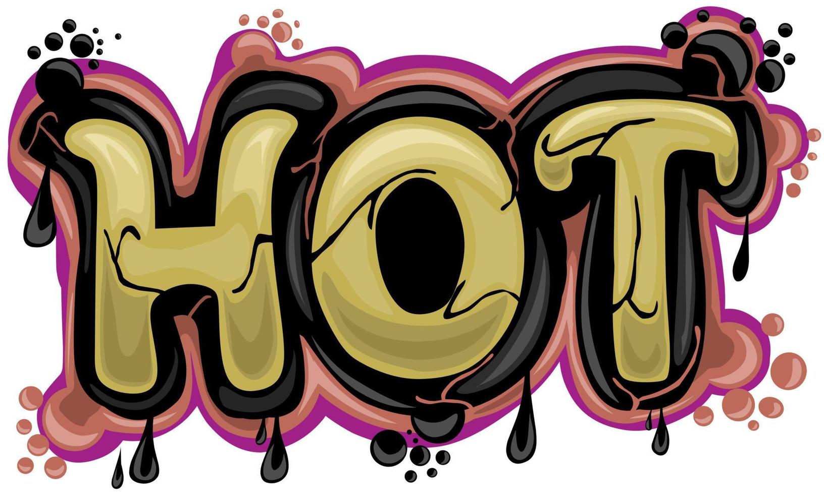 Detail Graffiti Hot Nomer 2