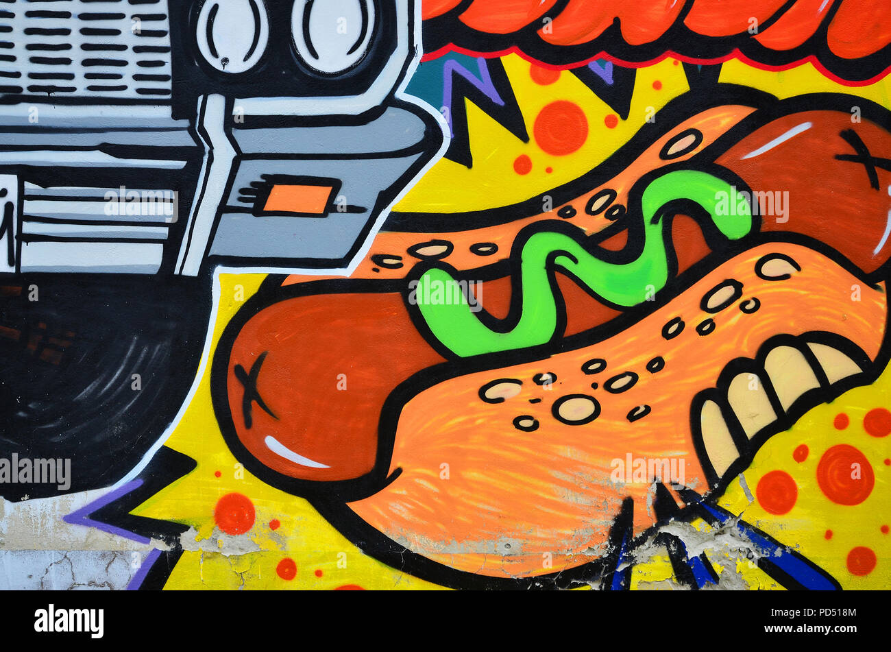 Detail Graffiti Hot Nomer 12