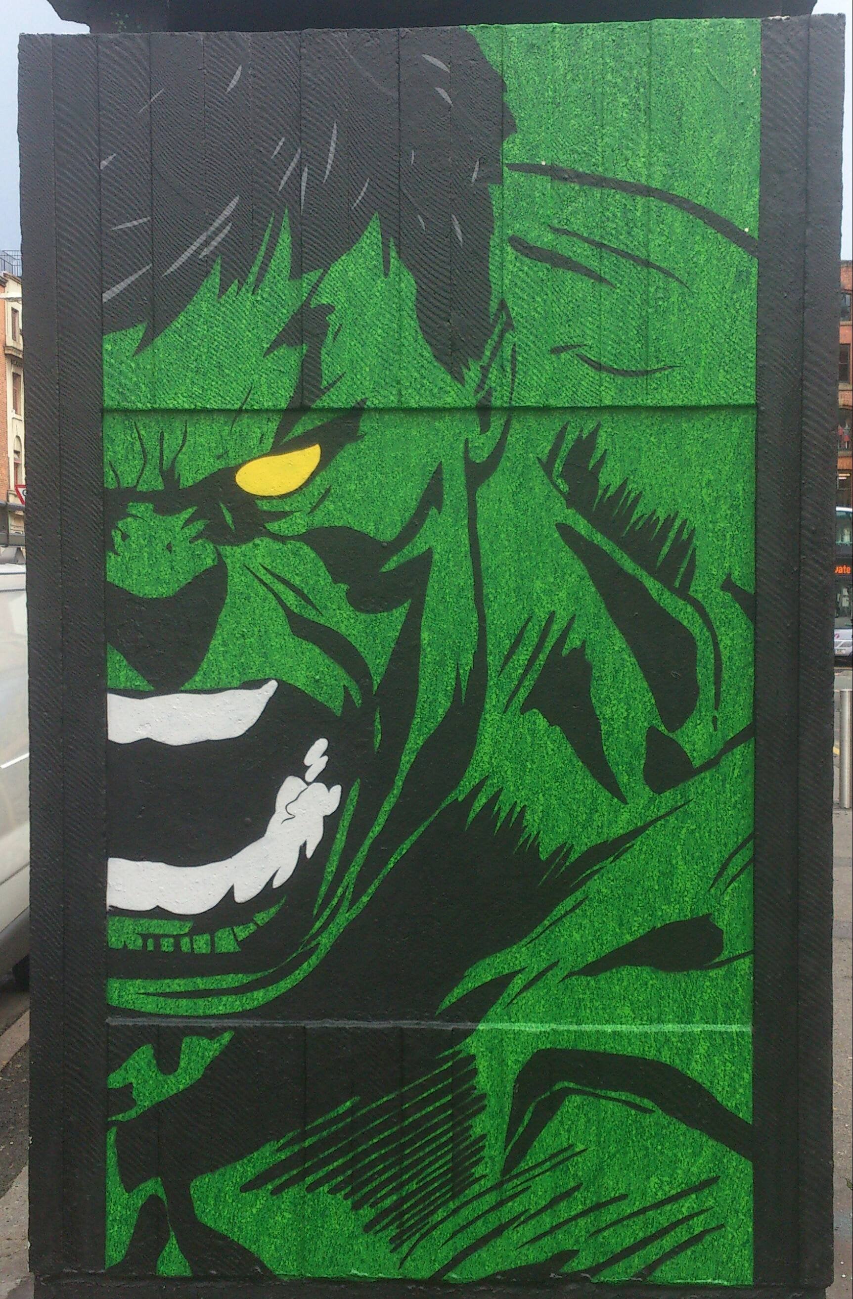 Detail Graffiti Hulk Nomer 10