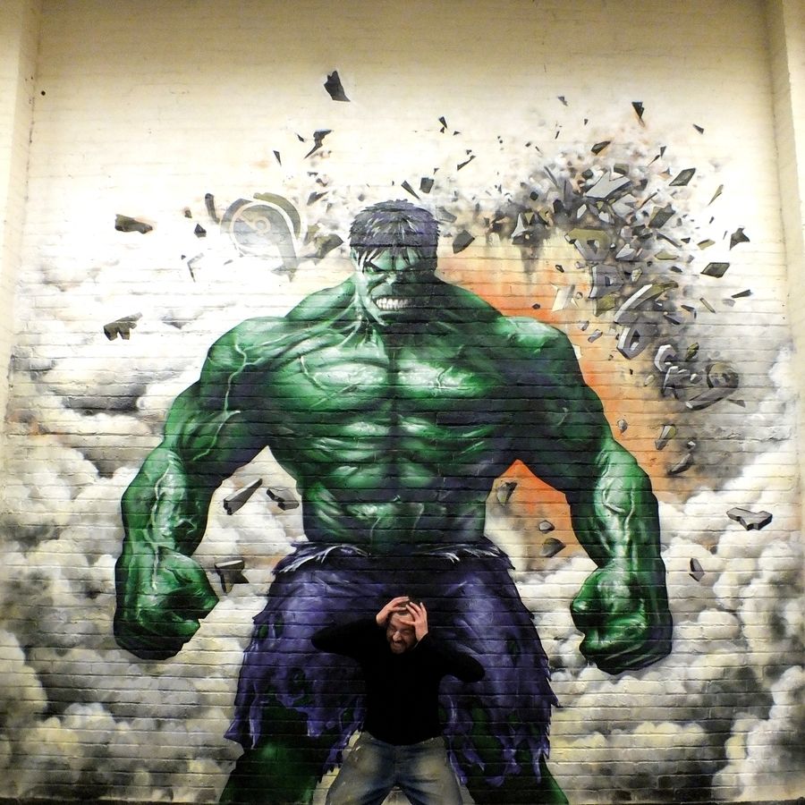 Detail Graffiti Hulk Nomer 3