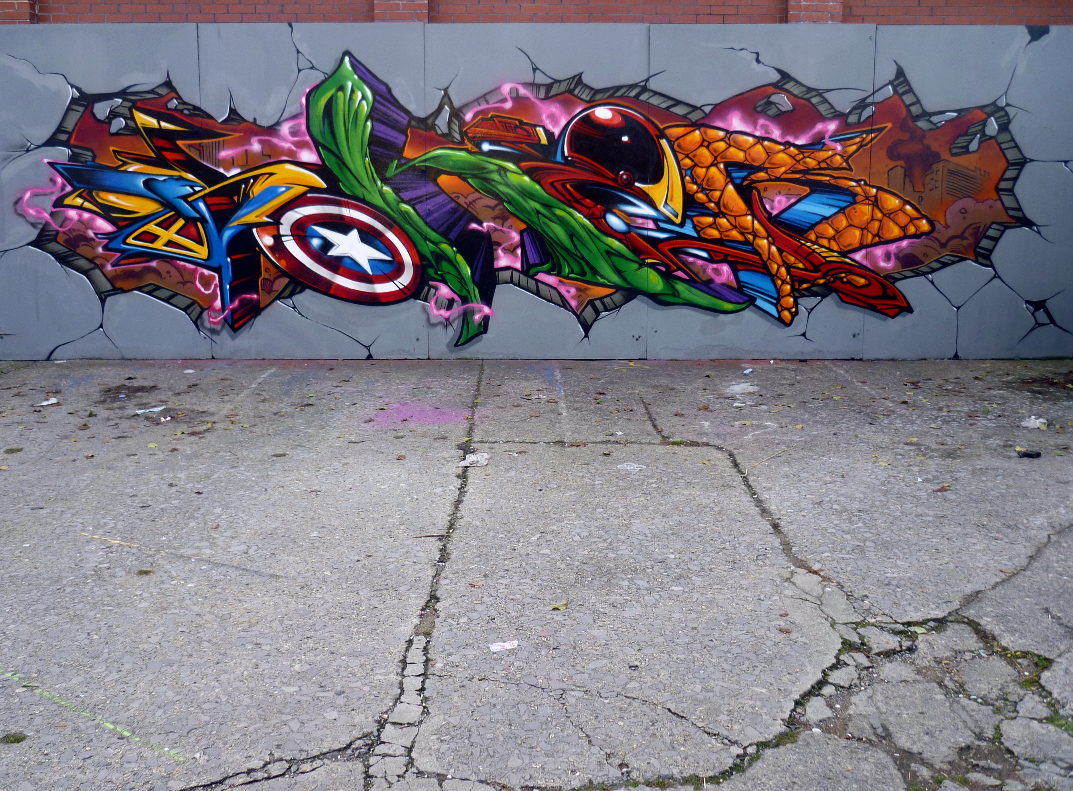Detail Graffiti Hulk Nomer 44