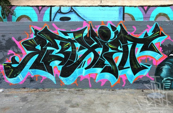 Detail Graffiti Huruf Arema Nomer 37