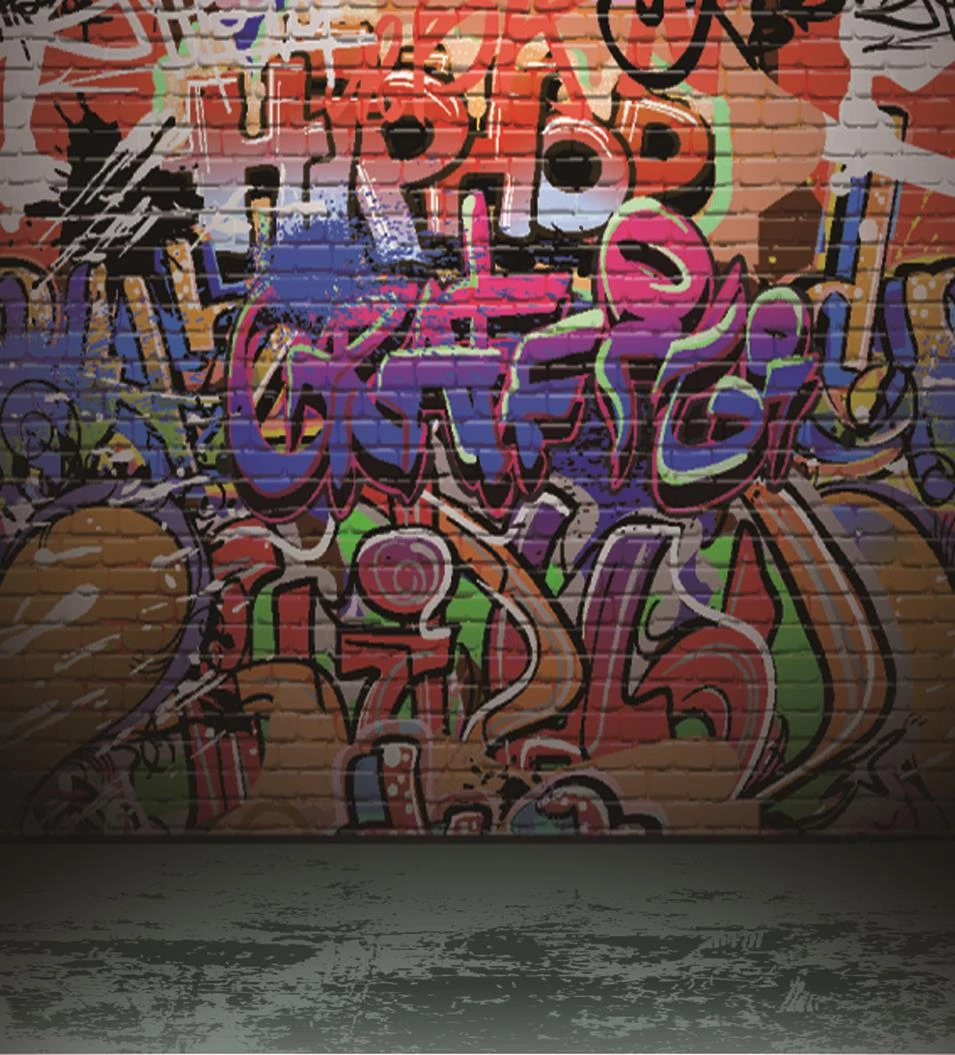 Detail Graffiti Huruf Berwarna Nomer 23