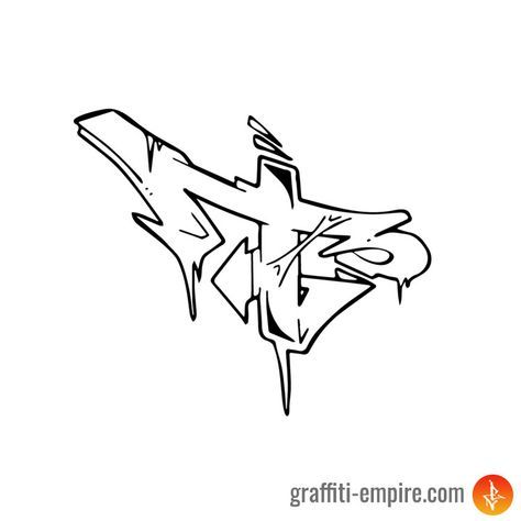 Detail Graffiti Huruf Ts Nomer 11