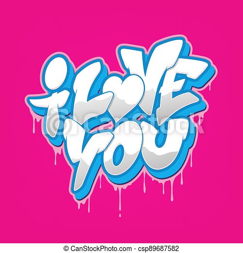 Detail Graffiti I Love You Drawings Nomer 15