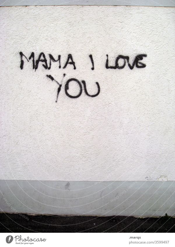 Detail Graffiti I Love You Mom Nomer 8