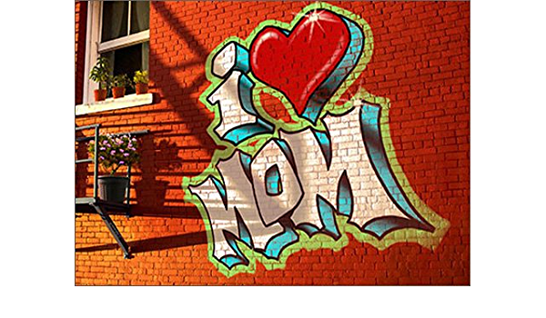 Download Graffiti I Love You Mom Nomer 10