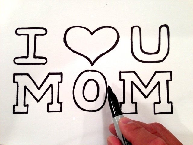 Detail Graffiti I Love You Mom Nomer 14