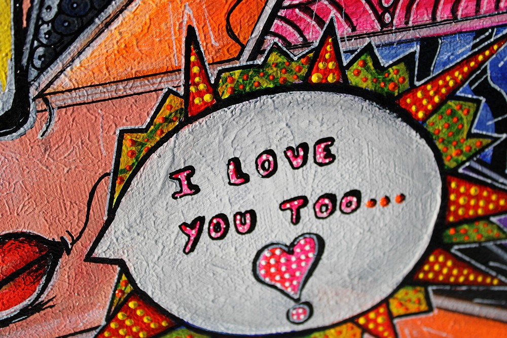 Detail Graffiti I Love You Too Nomer 6