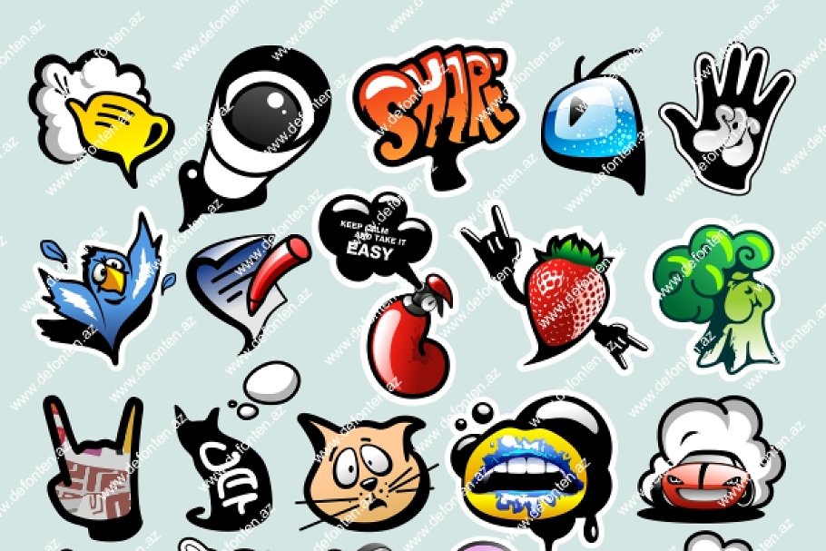 Detail Graffiti Icon Pack Nomer 10