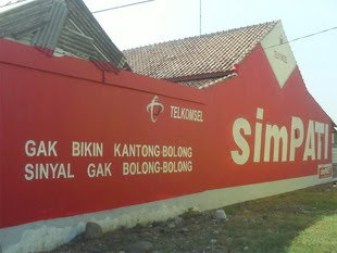 Detail Graffiti Iklan Provider Telkomsel Nomer 5