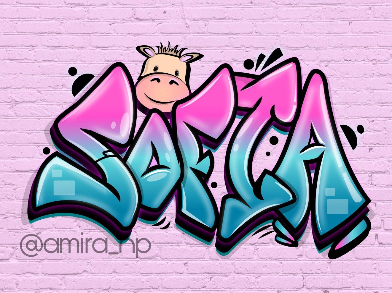 Detail Graffiti Ilham 3d Nomer 31