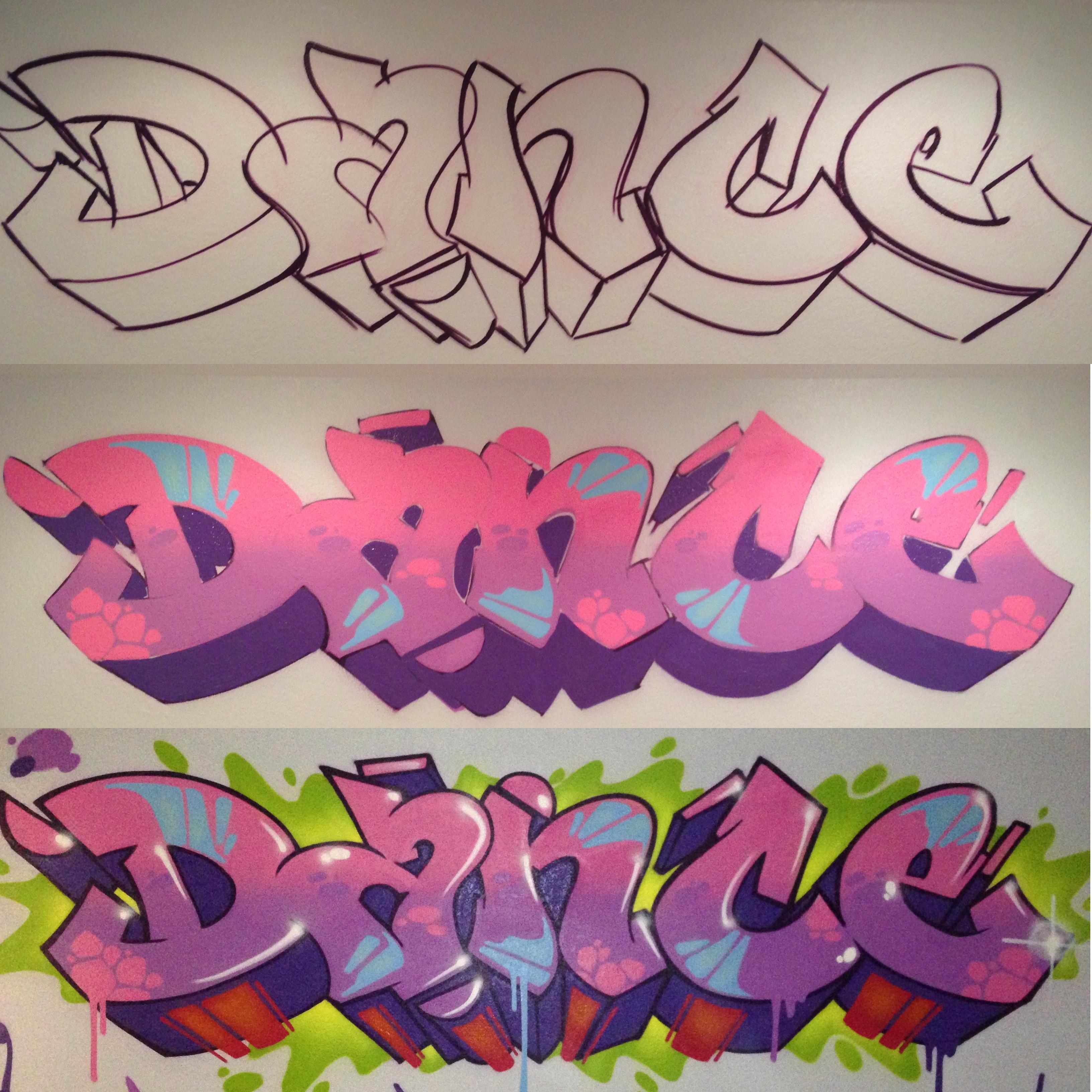 Detail Graffiti Images Dance Nomer 20