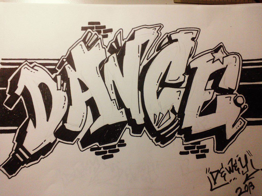 Detail Graffiti Images Dance Nomer 9