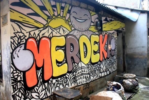 Graffiti Indonesia Merdeka - KibrisPDR