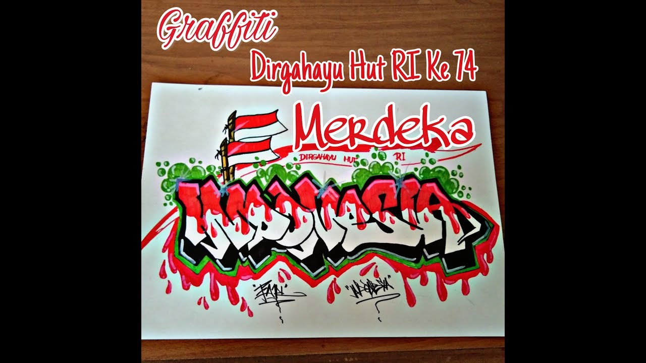 Detail Graffiti Indonesia Merdeka Nomer 4