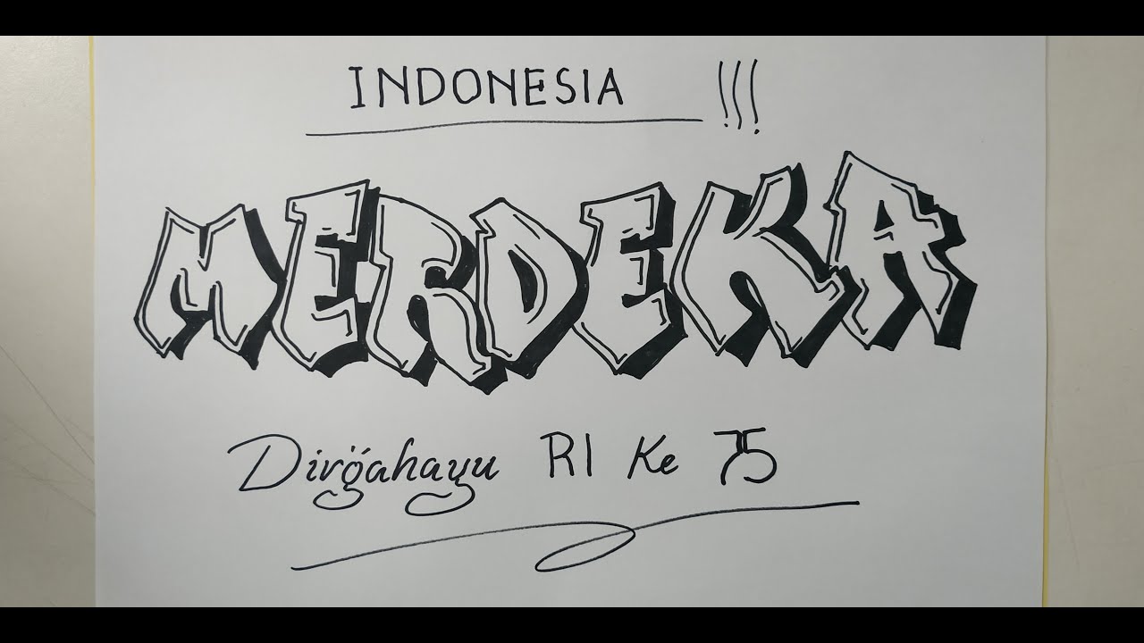 Detail Graffiti Indonesia Merdeka Nomer 9