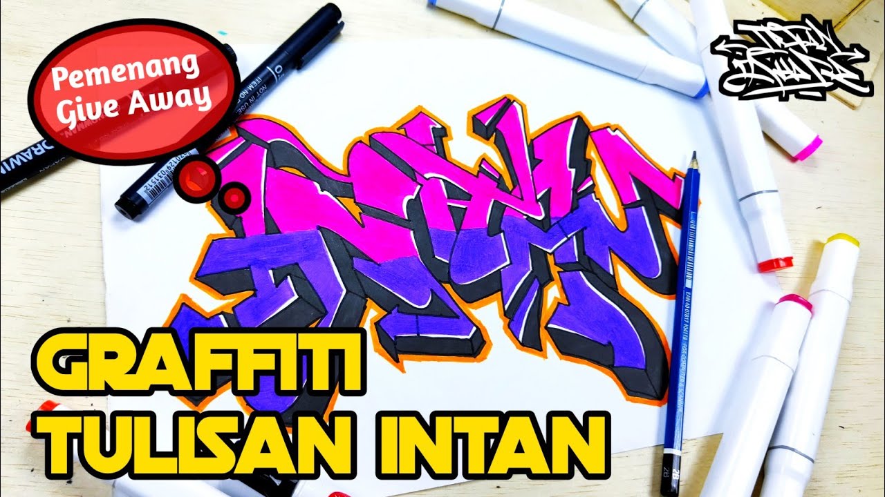 Detail Graffiti Intan Nomer 5