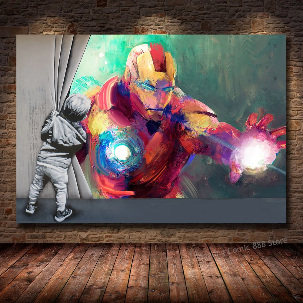 Detail Graffiti Iron Man Nomer 24