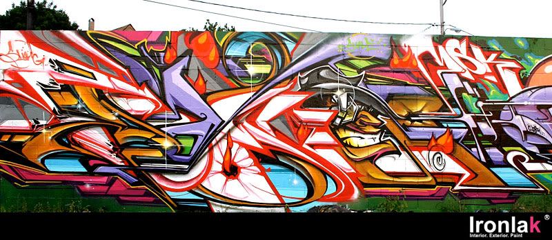 Detail Graffiti Ironlak Nomer 26