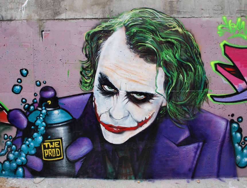 Detail Graffiti Joker 3d Nomer 2