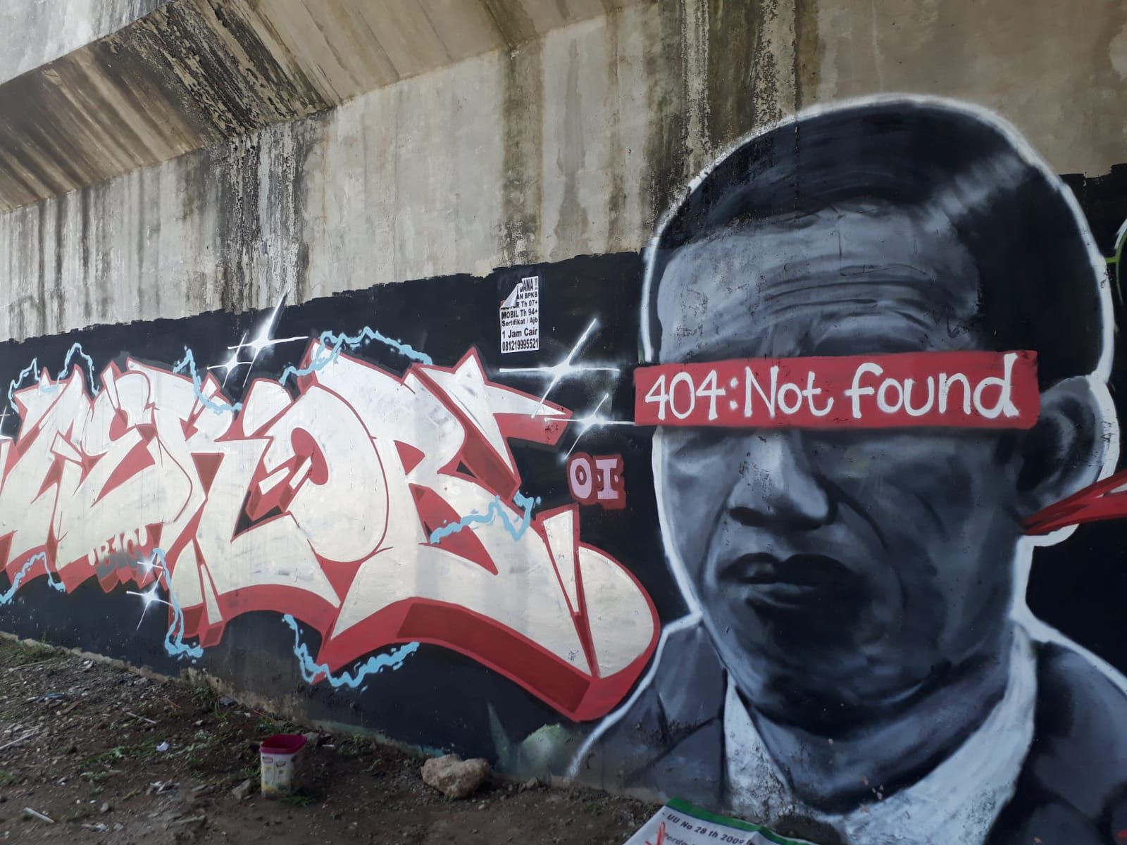 Detail Graffiti Jokowi Pilpres Nomer 6