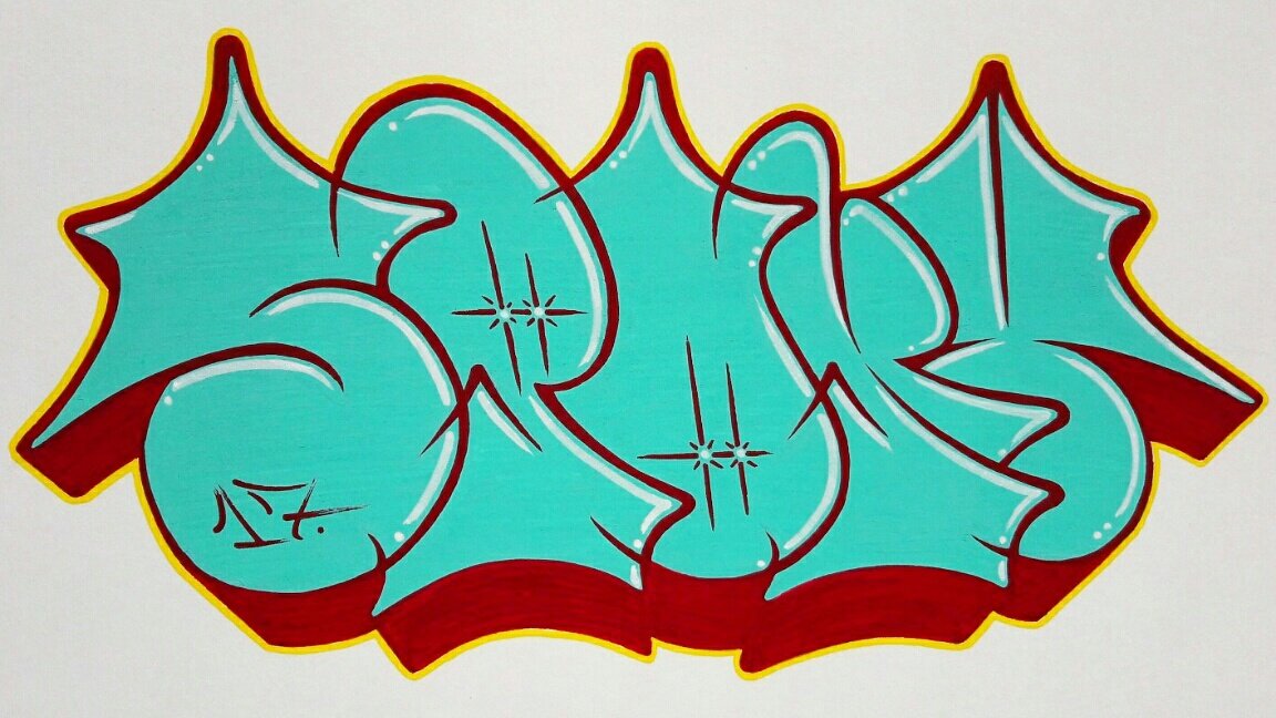 Detail Graffiti K Throw Up Nomer 18