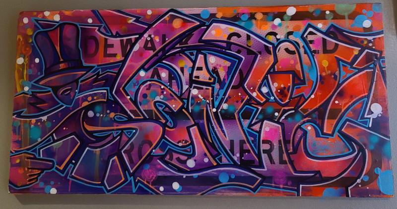 Detail Graffiti Kaleng Cat Nomer 23