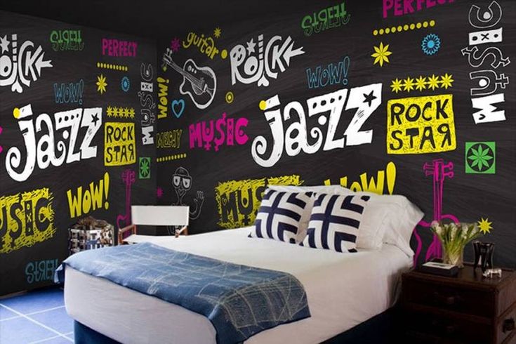 Detail Graffiti Kamar Simple Hitam Putih Nomer 14