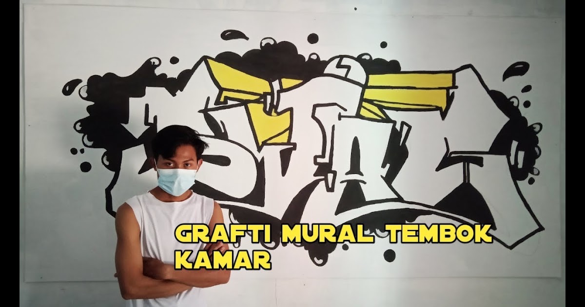 Detail Graffiti Kamar Simple Hitam Putih Nomer 15