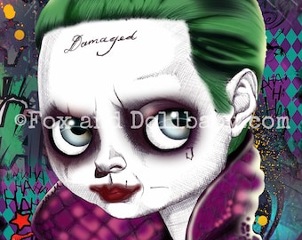 Detail Graffiti Karakter Joker Nomer 30