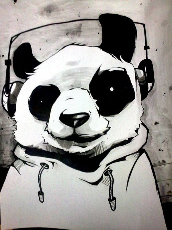 Detail Graffiti Karakter Panda Nomer 26