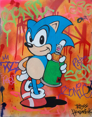 Detail Graffiti Kartun Sonic Nomer 28