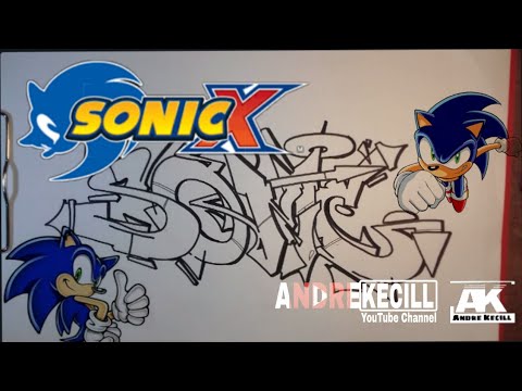 Detail Graffiti Kartun Sonic Nomer 4