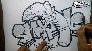 Detail Graffiti Kata Azizah Nomer 13