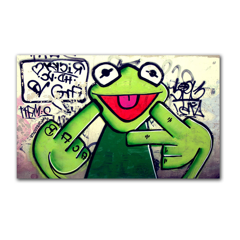 Detail Graffiti Katak Nomer 2