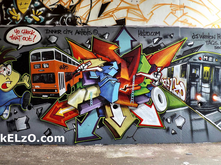 Detail Graffiti Kelzo Nomer 2