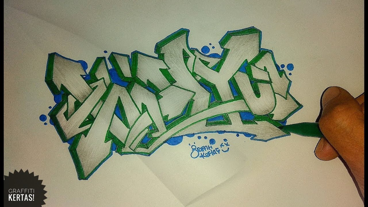 Detail Graffiti Keren Di Kertas Nomer 11