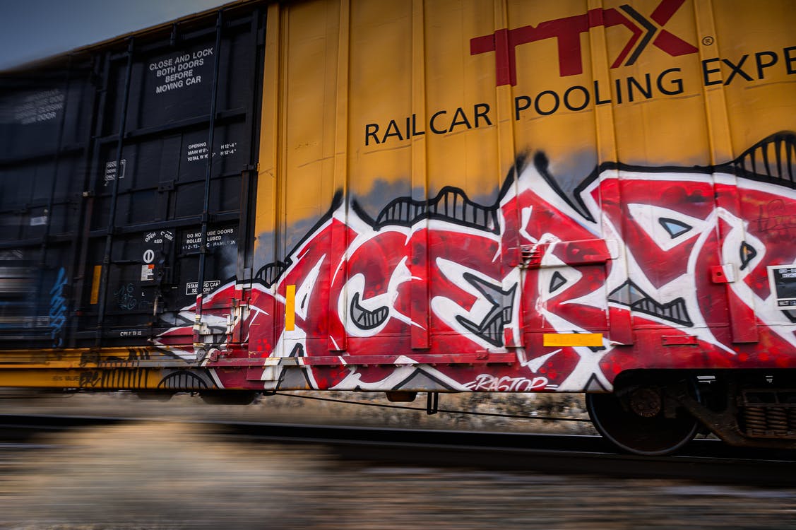 Detail Graffiti Kereta Nomer 20