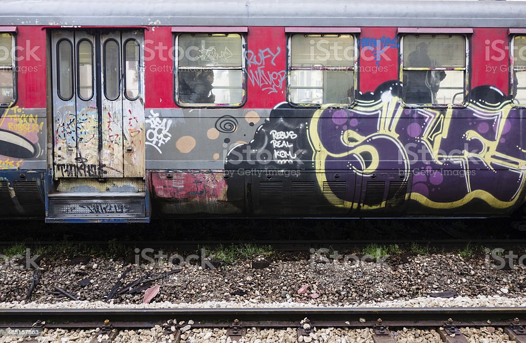 Detail Graffiti Kereta Api Nomer 9