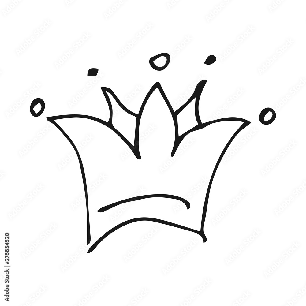 Detail Graffiti King Crown Nomer 34