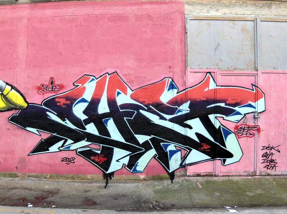 Detail Graffiti Koki Nomer 8