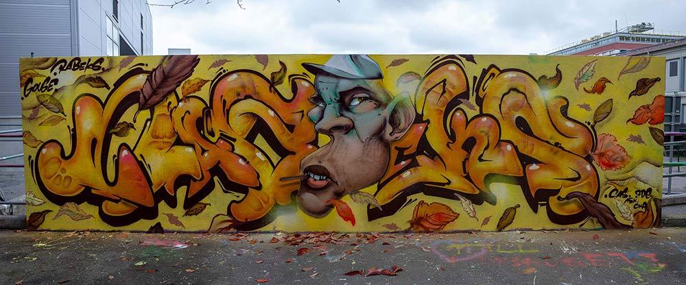 Detail Graffiti Konst Nomer 11