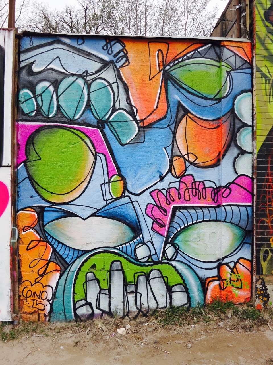 Detail Graffiti Konst Nomer 32