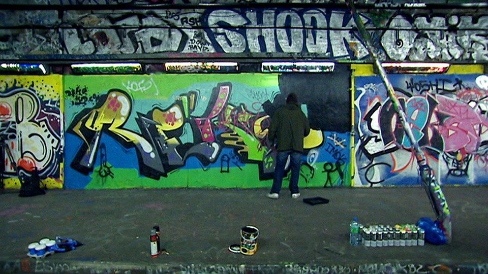 Detail Graffiti Konst Nomer 37