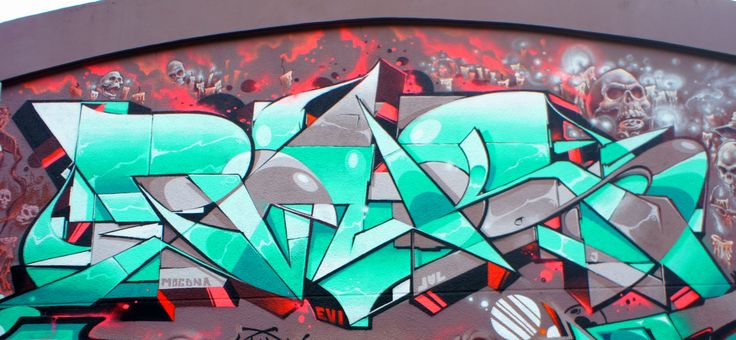 Detail Graffiti Konst Nomer 6