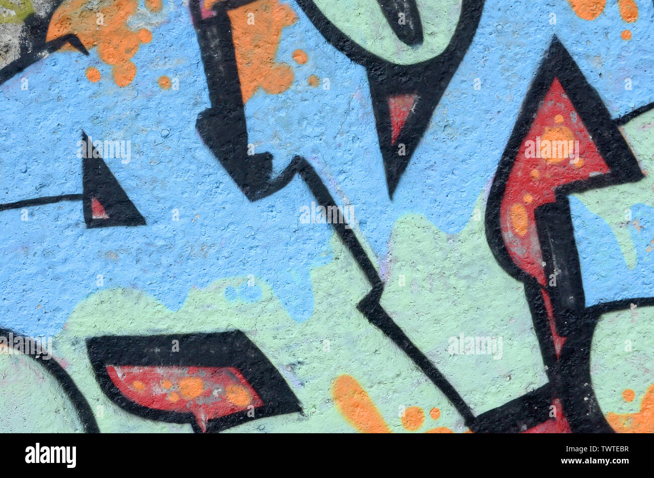 Detail Graffiti Kontemporer Art Nomer 20
