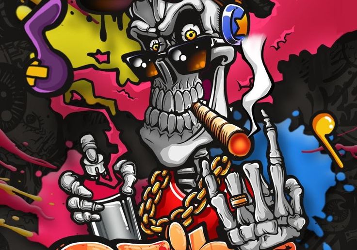 Detail Graffiti Kren Nomer 6