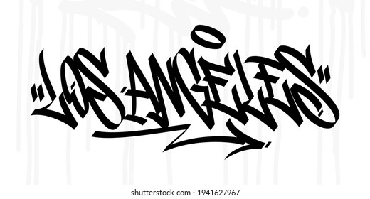 Detail Graffiti La Logo Nomer 37