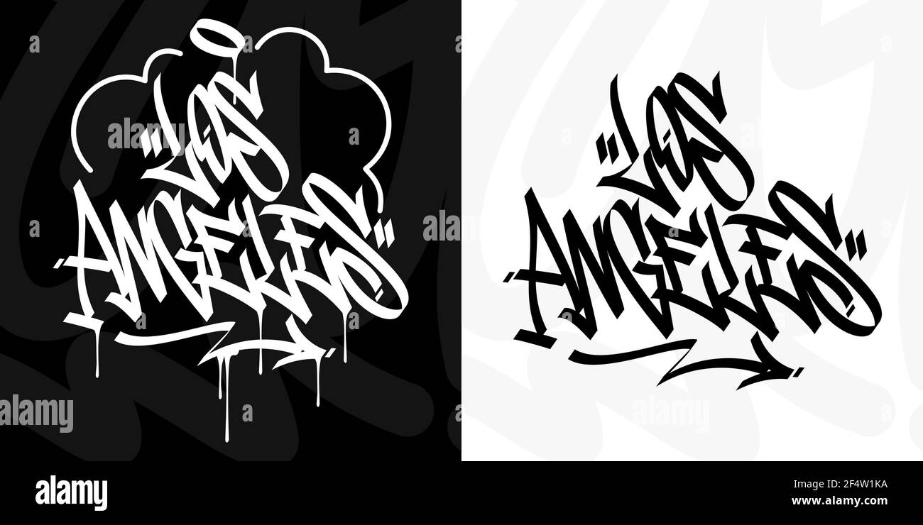 Detail Graffiti La Logo Nomer 44